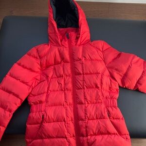 Womens Red Puffer Jacket